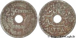 TUNISIE - PROTECTORAT FRANÇAIS 25 Centimes AH1338 1920 Paris