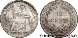 FRENCH INDOCHINA 10 Centièmes 1937 Paris