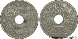 TUNISIE - PROTECTORAT FRANÇAIS 25 Centimes AH1338 1920 Paris