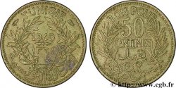 TUNISIE - PROTECTORAT FRANÇAIS 50 Centimes AH 1364 1945 Paris