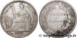 INDOCHINE FRANÇAISE 1 Piastre de Commerce 1907 Paris