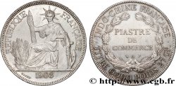 INDOCHINE FRANÇAISE 1 Piastre de Commerce 1908 Paris