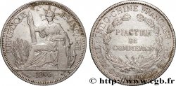 INDOCHINE FRANÇAISE 1 Piastre de Commerce 1896 Paris