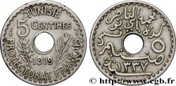 TUNISIA - French protectorate 5 Centimes AH 1337 1919 Paris