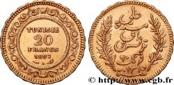 OR, PALLADIUM ET PLATINE INVESTISSEMENT 20 Francs or Bey Ali AH 1315 1897 Paris