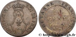 GUYANE FRANÇAISE 10 Centimes 1818 Paris - A