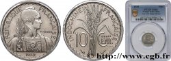 INDOCHINE FRANÇAISE Essai de 10 Centièmes magnétique 1939 Paris