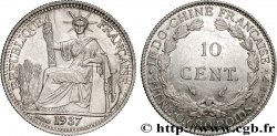 FRENCH INDOCHINA 10 Centièmes 1937 Paris