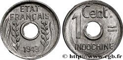 INDOCHINE FRANÇAISE 1 Centième 1943 Hanoï