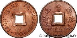 INDOCHINE FRANÇAISE 1 Sapèque (1/500 de Piastre) 1902 Paris