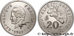 NEW CALEDONIA Piéfort 20 Francs Pacifique 1967 Paris