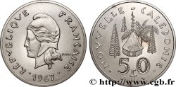 NEW CALEDONIA Piéfort 50 Francs Pacifique 1967 Paris