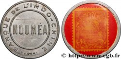 NOUVELLE CALÉDONIE 50 Centimes (Timbre-Monnaie) Banque de l’Indochine - Nouméa ND (1922)