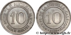 NOUVELLE CALÉDONIE 10 (Centimes) Société anonyme Le Nickel 1881