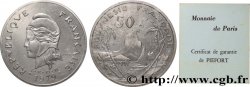 POLINESIA FRANCESE Piéfort 50 Francs Pacifique 1979 Paris