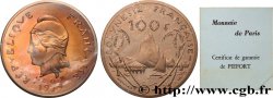 FRENCH POLYNESIA Piéfort de 100 Francs type IEOM 1979 Paris