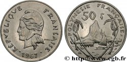 FRENCH POLYNESIA 50 Francs I.E.O.M. 1967 Paris