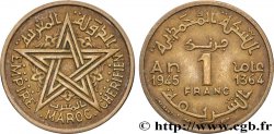 MAROCCO - PROTETTORATO FRANCESE 1 Franc AH 1364 1945 Paris