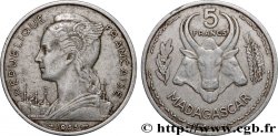 MADAGASCAR - Union française 5 Francs 1953 Paris