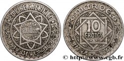 MAROC - PROTECTORAT FRANÇAIS 10 Francs AH 1366 1947 Paris