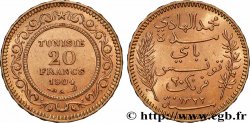 GOLD, PALLADIUM & PLATINUM INVESTMENT 20 Francs or Bey Mohamed El Hadi AH 1321 1904 Paris