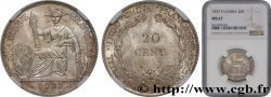 FRENCH INDOCHINA 20 Centièmes 1937 Paris