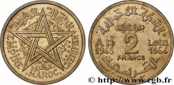 MAROKKO - FRANZÖZISISCH PROTEKTORAT 2 Francs AH 1364 1945 Paris