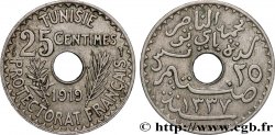TUNISIE - PROTECTORAT FRANÇAIS 25 Centimes AH 1337 1919 Paris