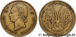 AFRIQUE OCCIDENTALE FRANÇAISE 25 Francs 1956 Paris