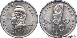 NUEVAS HÉBRIDAS (VANUATU desde 1980) 10 Francs 1977 Paris