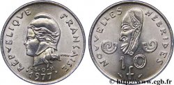 NUOVO EBRIDI (VANUATU dopo1980) 10 Francs 1977 Paris