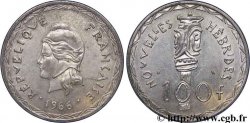 NUOVO EBRIDI (VANUATU dopo1980) 100 Francs 1966 Paris