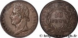 FRANZÖSISCHE KOLONIEN - Charles X, für Guayana 10 Centimes Charles X 1828 Paris - A