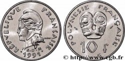 NEUKALEDONIEN 10 Francs I.E.O.M. 1991 Paris