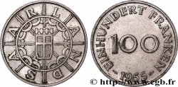 SAARLAND 100 Franken 1955 Paris