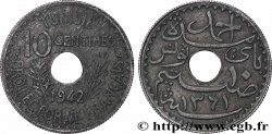 TUNISIA - FRENCH PROTECTORATE 10 Centimes AH 1361 1942 Paris