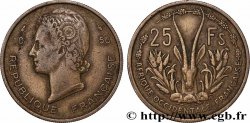 FRENCH WEST AFRICA 25 Francs 1956 Paris