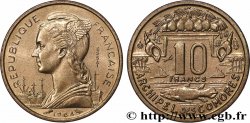 COMOROS Essai de 10 Francs 1964 Paris