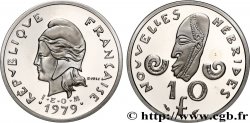 NEW HEBRIDES (VANUATU since 1980) Piéfort de 10 Francs IEOM Nickel 1979 Paris MS