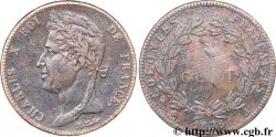 COLONIE FRANCESI - Carlo X, per Guyana 5 centimes 1828 Paris