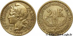 CAMEROUN - TERRITOIRES SOUS MANDAT FRANÇAIS 2 Francs 1924 Paris