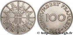 SAARLAND 100 Franken 1955 Paris