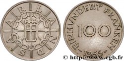 SAARLAND 100 Franken 1955 Paris