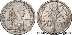 INDOCINA FRANCESE 20 Centièmes 1941 San Francisco