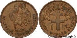 CAMEROUN - TERRITOIRES SOUS MANDAT FRANÇAIS 1 Franc ‘Cameroun Français Libre’ 1943 Prétoria