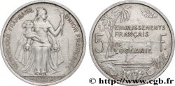 FRENCH POLYNESIA - French Oceania 5 Francs Établissements Français de l’Océanie 1952 Paris