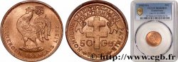 CAMEROON - TERRITORIES UNDER FRENCH MANDATE 50 Centimes ‘Cameroun Français Libre’ 1943 Prétoria