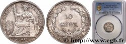 FRENCH INDOCHINA 10 Centièmes 1902 Paris