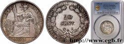 FRENCH INDOCHINA 20 Centièmes 1901 Paris