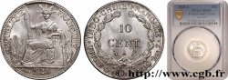 FRENCH INDOCHINA 10 Centièmes 1923 Paris